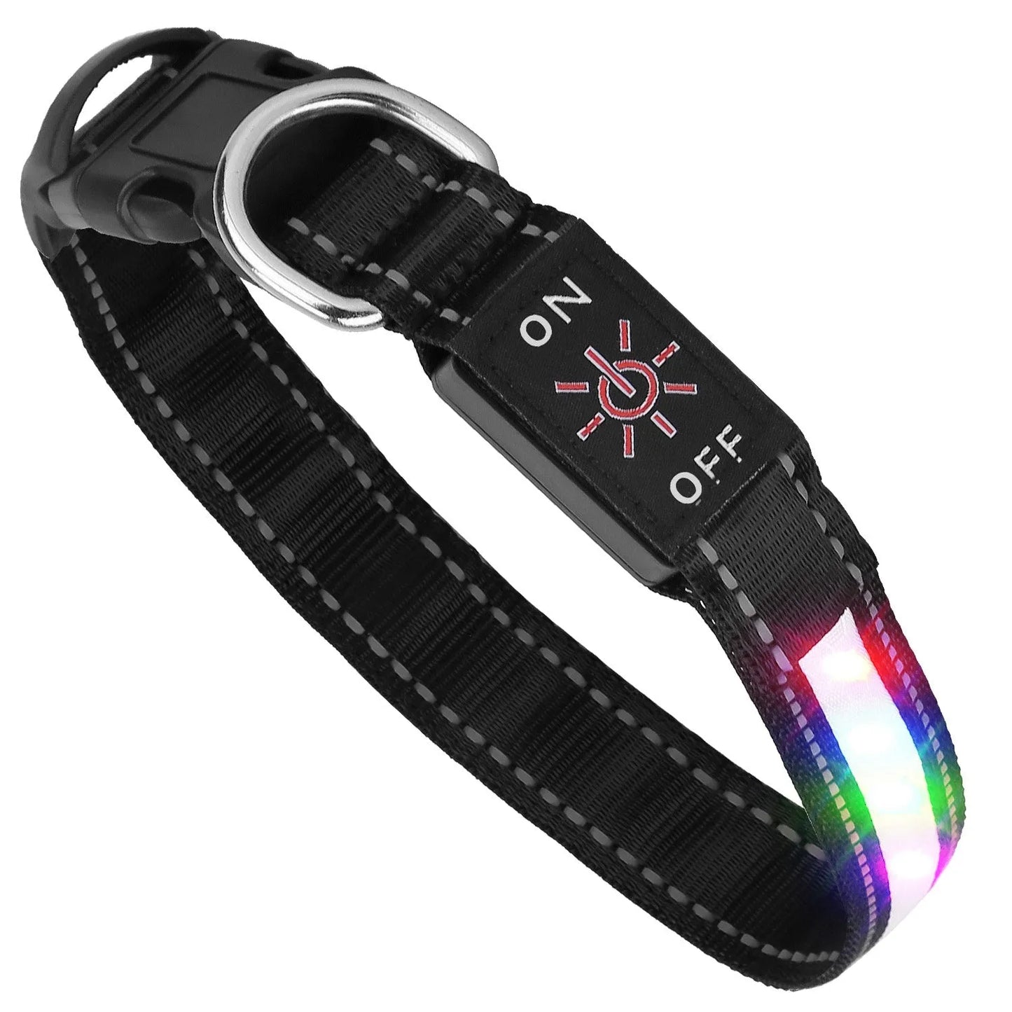 GBruno Store - Light Up Dog Collar LED Dog Collar Safety Night Glowing Dog