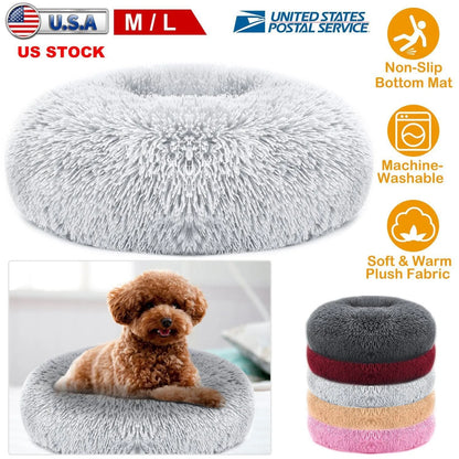 GBruno Store - Pet Dog Bed Soft Warm Fleece Puppy Cat Bed Dog Cozy Nest