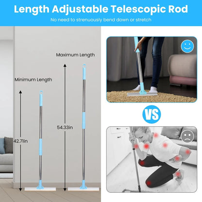 GBruno Store - Pet Hair Removal Rake With 54.33in Adjustable Telescopic Rod