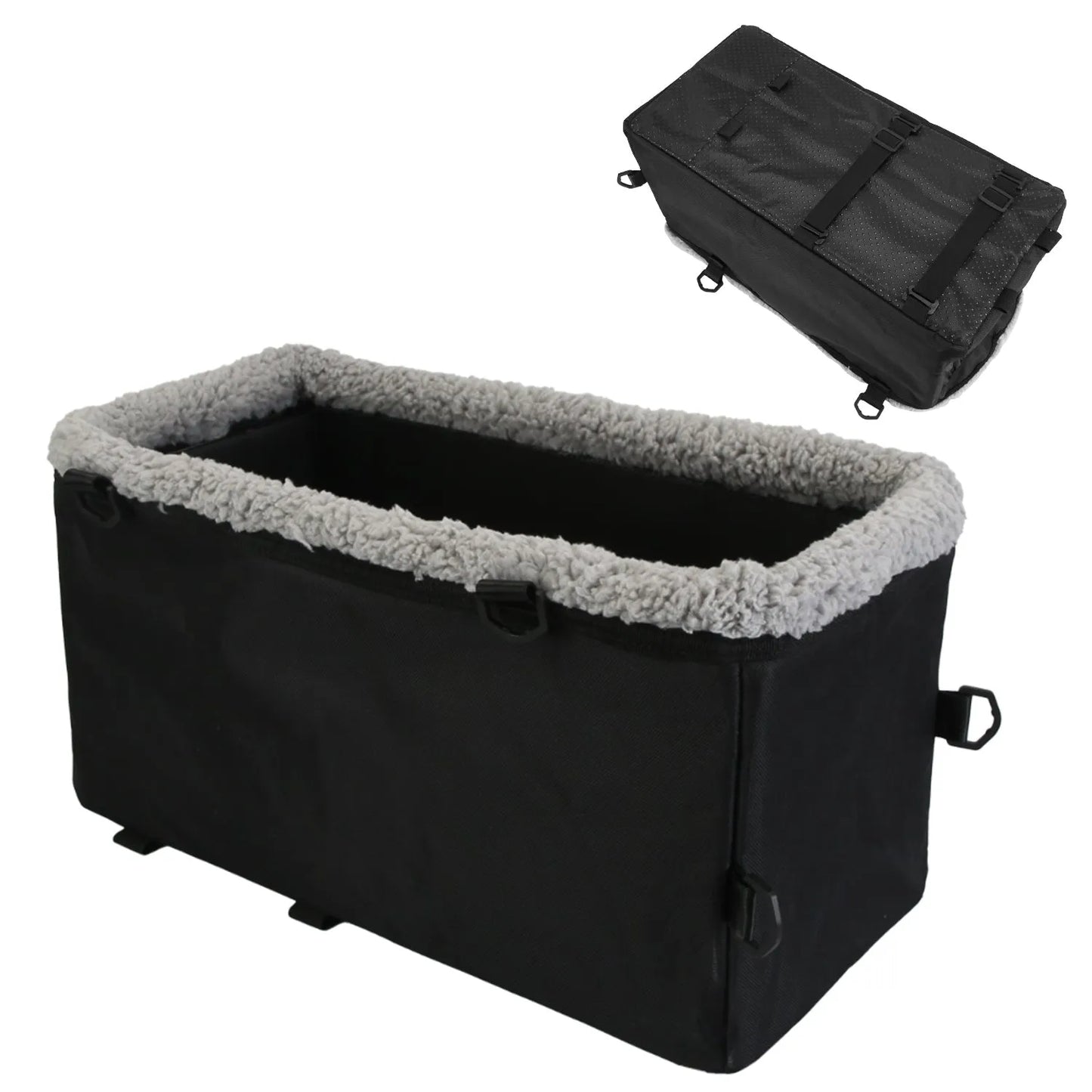 GBruno Store - Small Dog Car Seat with Harness Center Console Pet Booster