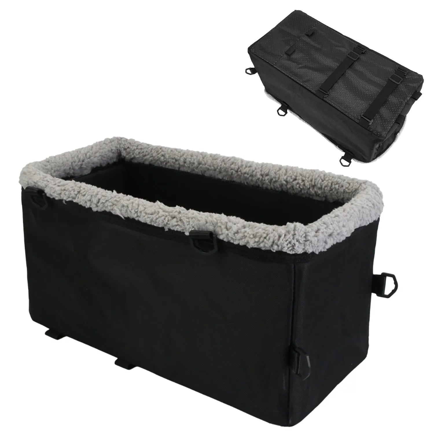 GBruno Store - Small Dog Car Seat with Harness Center Console Pet Booster