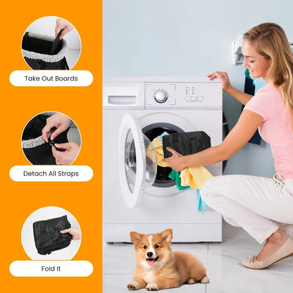 GBruno Store - Small Dog Car Seat with Harness Center Console Pet Booster