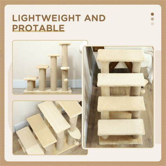 Purrfect Pet Kingdom Multi-Level Cat Playground Tower Purrfect Pet Kingdom