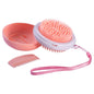 Purrfect Pet Kingdom Pet Shedding Brush with Massager Orange Purrfect Pet Kingdom