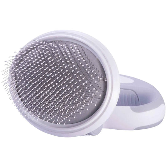 Purrfect Pet Kingdom Soft Silicone Bristle Pet Brush Default Purrfect Pet Kingdom