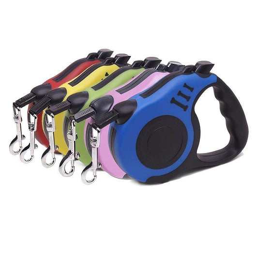 Purrfect Pet Kingdom Tangle Free Retractable Dog Leash M Red Purrfect Pet Kingdom