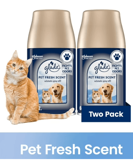 Purrfect Pet Kingdom Glade Automatic Spray Refill Pet Scent 2-Pack Glade Purrfect Pet Kingdom