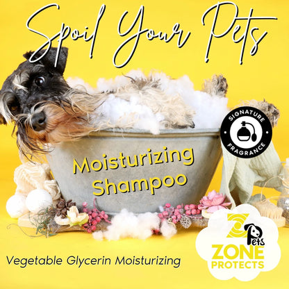 Glycer-Lux Moisturizing Luxury Pet Shampoo by Zone Protects, 15.95, in a sleek bottle, ideal for pampering pets.