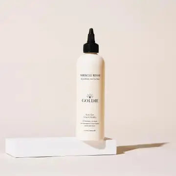 Goldie Miracle Rinse for dogs and cats, a leave-in conditioner for a healthy coat and skin