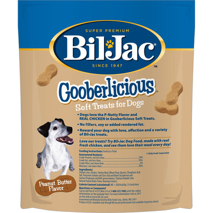 Bil-Jac Gooberlicious Soft Dog Treats 10oz 🥜
