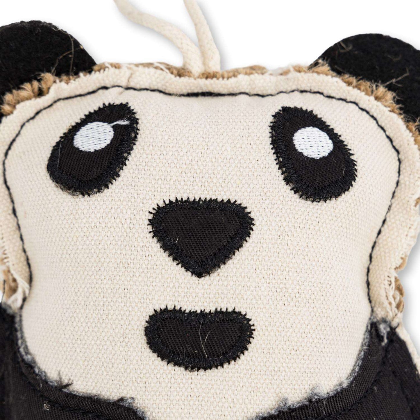 Purrfect Pet Kingdom safe chew toy for dogs designed as a cute panda with soft fabric