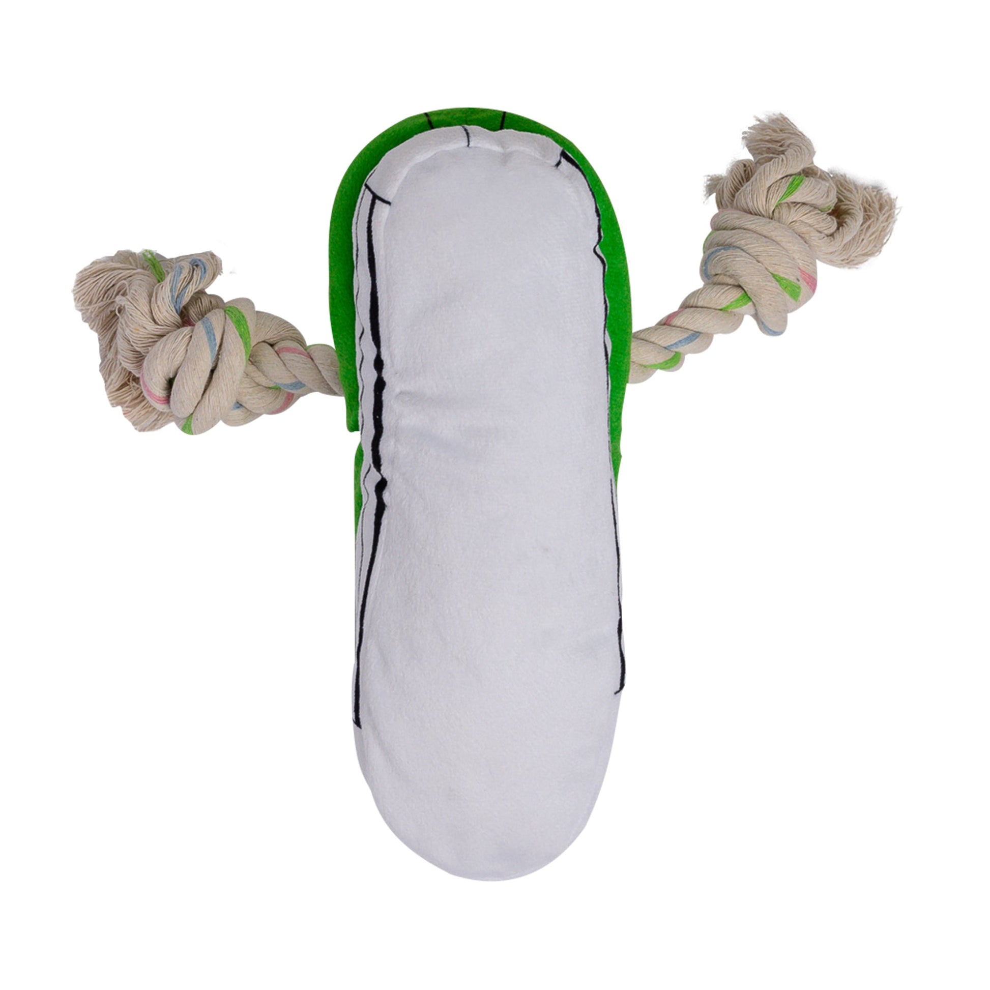 Dog Treats Squeaky Comfort Plush Sneaker Toy with Treat - lifestyle product image for dog treats