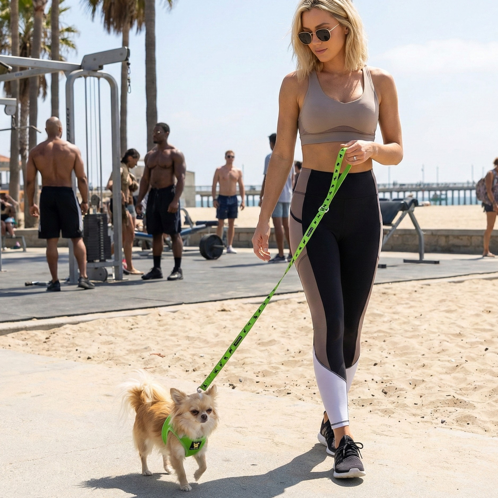 Dog Harness EcoBark Step In Harness XXXS to Small Breeds- - lifestyle product image for dog harness