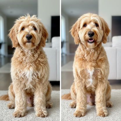 Grooming Before and After