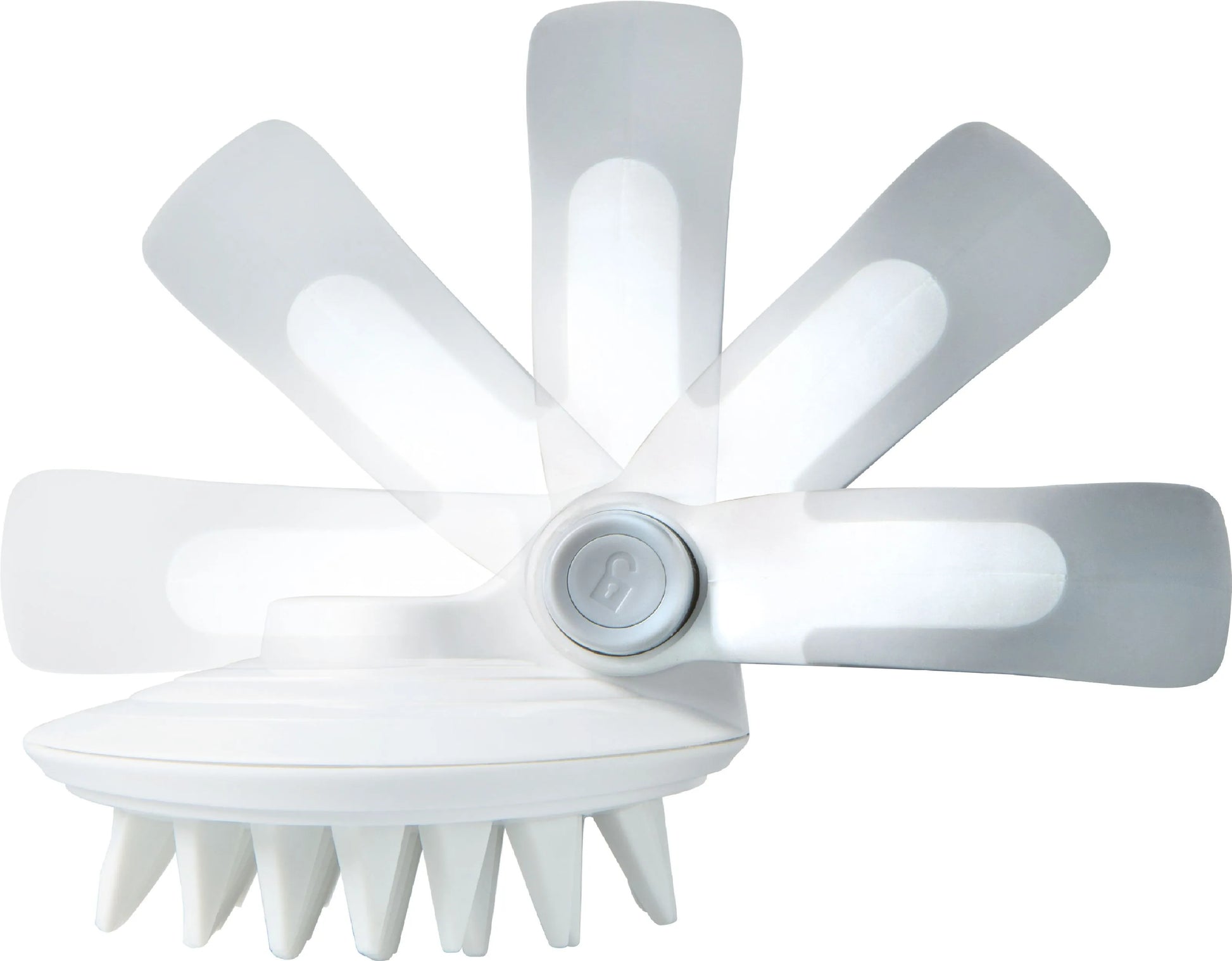 Gyrater Swivel Silicone Pet Grooming Brush by Pet Life, featuring an ergonomic grip, in vibrant color, priced at $16.99.