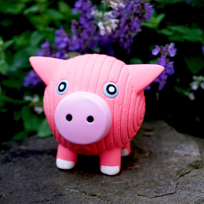 HuggleHounds Ruff-Tex Durable Squeaky Ball 3-Pack Small Dogs