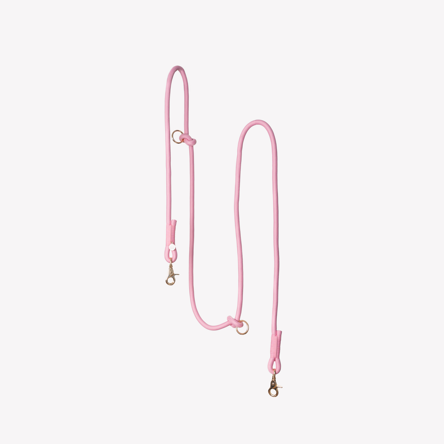 FURLOU Hands Free Dog Leash in Pink for Convenient Walking and Running with Your Pet