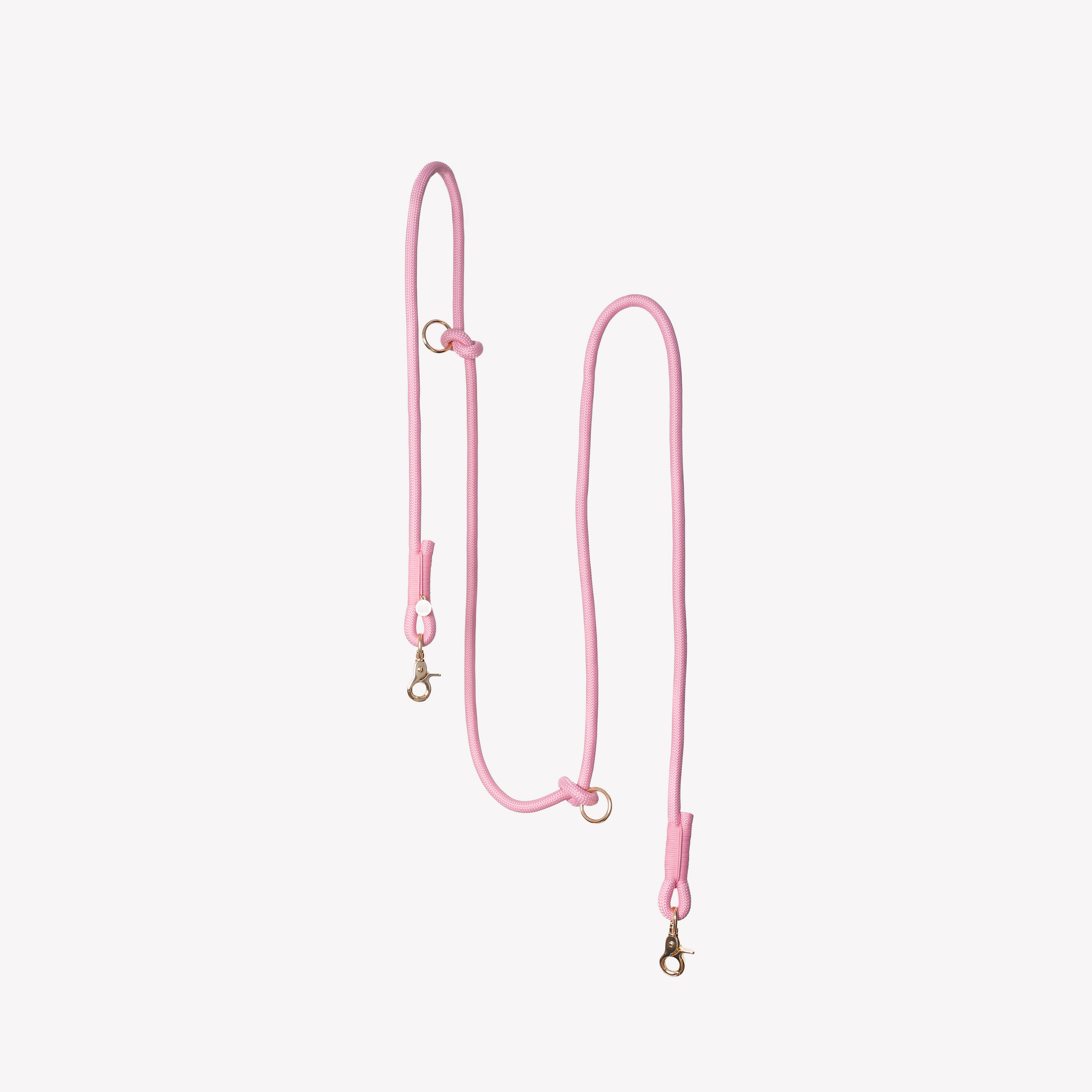 FURLOU Hands Free Dog Leash in Pink for Convenient Walking and Running with Your Pet