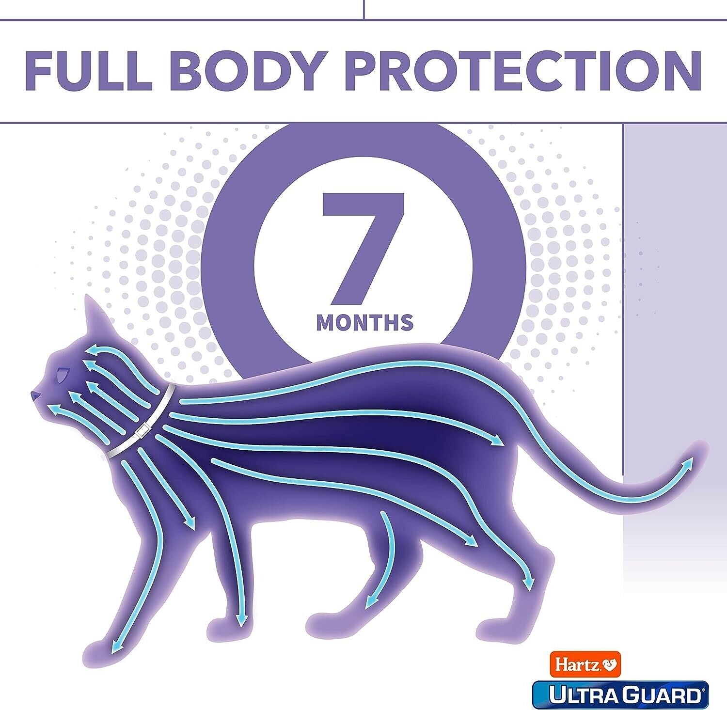 Hartz UltraGuard Cat Flea & Tick Treatment for kittens offering 7 months of fleas and ticks protection for kittens