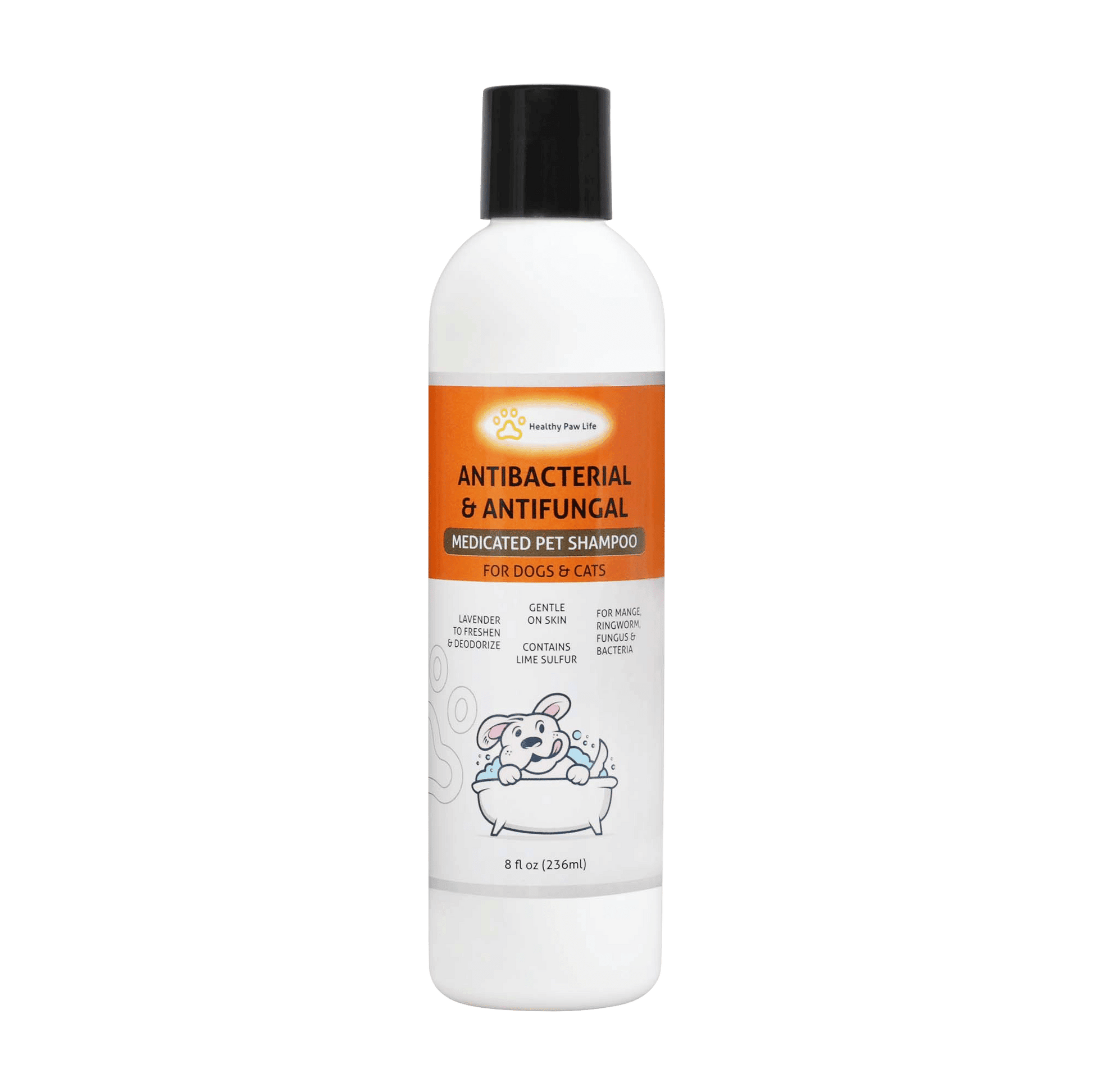 Purrfect Pet Kingdom lime sulfur pet shampoo antibacterial and antifungal medicated shampoo for dogs and cats