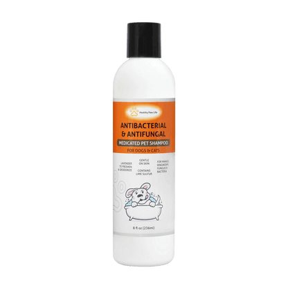 Purrfect Pet Kingdom lime sulfur pet shampoo antibacterial and antifungal medicated shampoo for dogs and cats