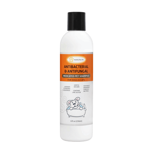 Purrfect Pet Kingdom lime sulfur pet shampoo antibacterial and antifungal medicated shampoo for dogs and cats
