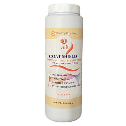 Purrfect Pet Kingdom Coat Shield natural pet deodorizing powder for dogs with coat and skin care benefits