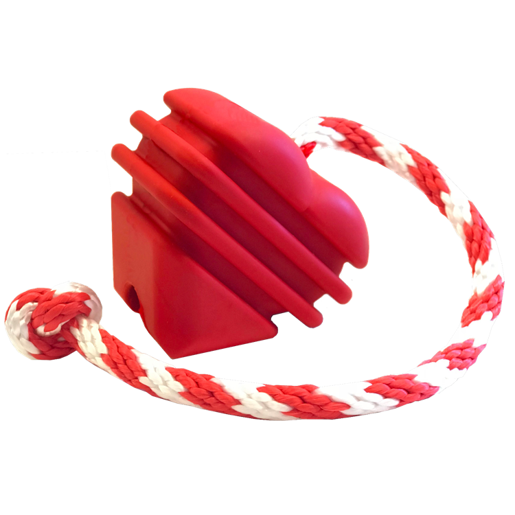 Large Rubber Heart on a String Toy