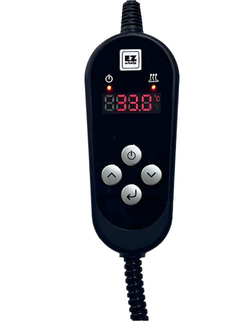 EZwhelp digital controller for heat pad for whelping box with temperature display and adjustable settings