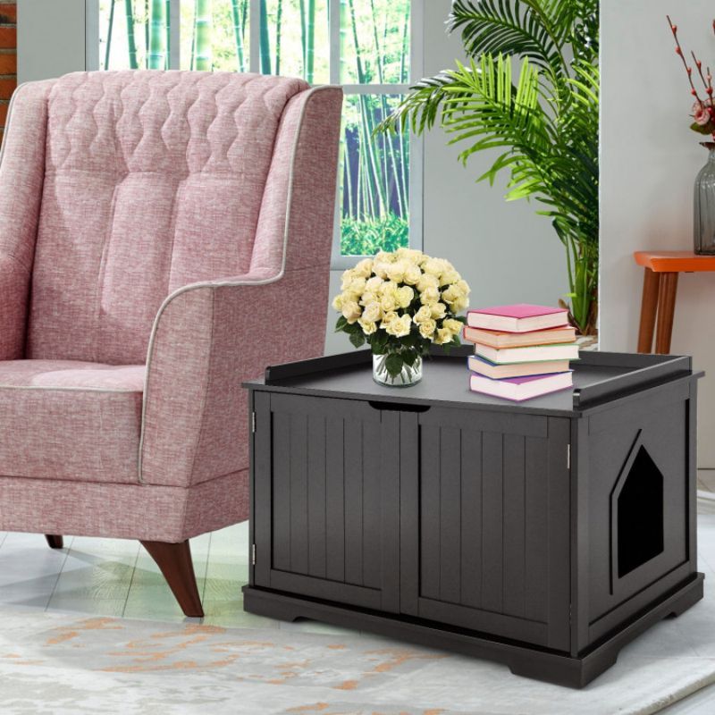 Purrfect Pet Kingdom Hidden Cat Litter Box Furniture Purrfect Pet Kingdom