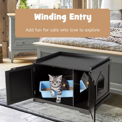 Purrfect Pet Kingdom Hidden Cat Litter Box Furniture Purrfect Pet Kingdom