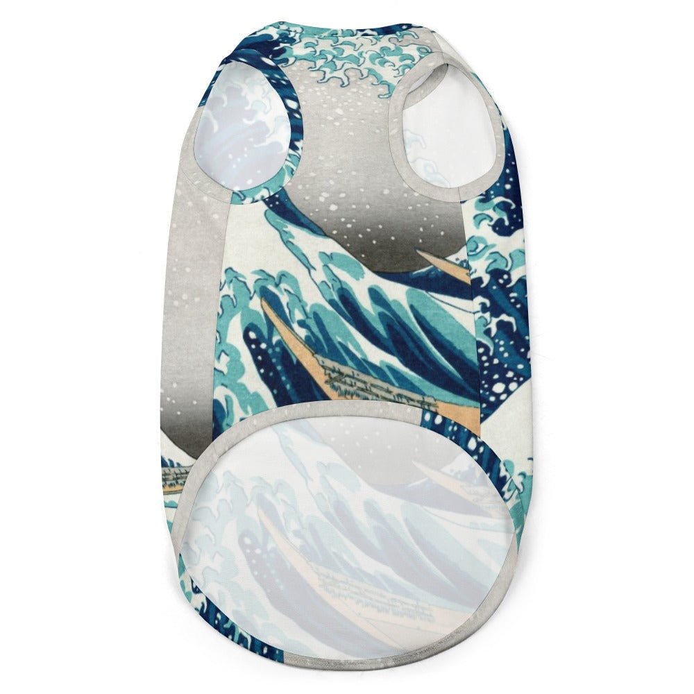 Pet Supply Hokusai Great Wave Off Kanagawa Vest for Comfort - lifestyle product image for pet supply