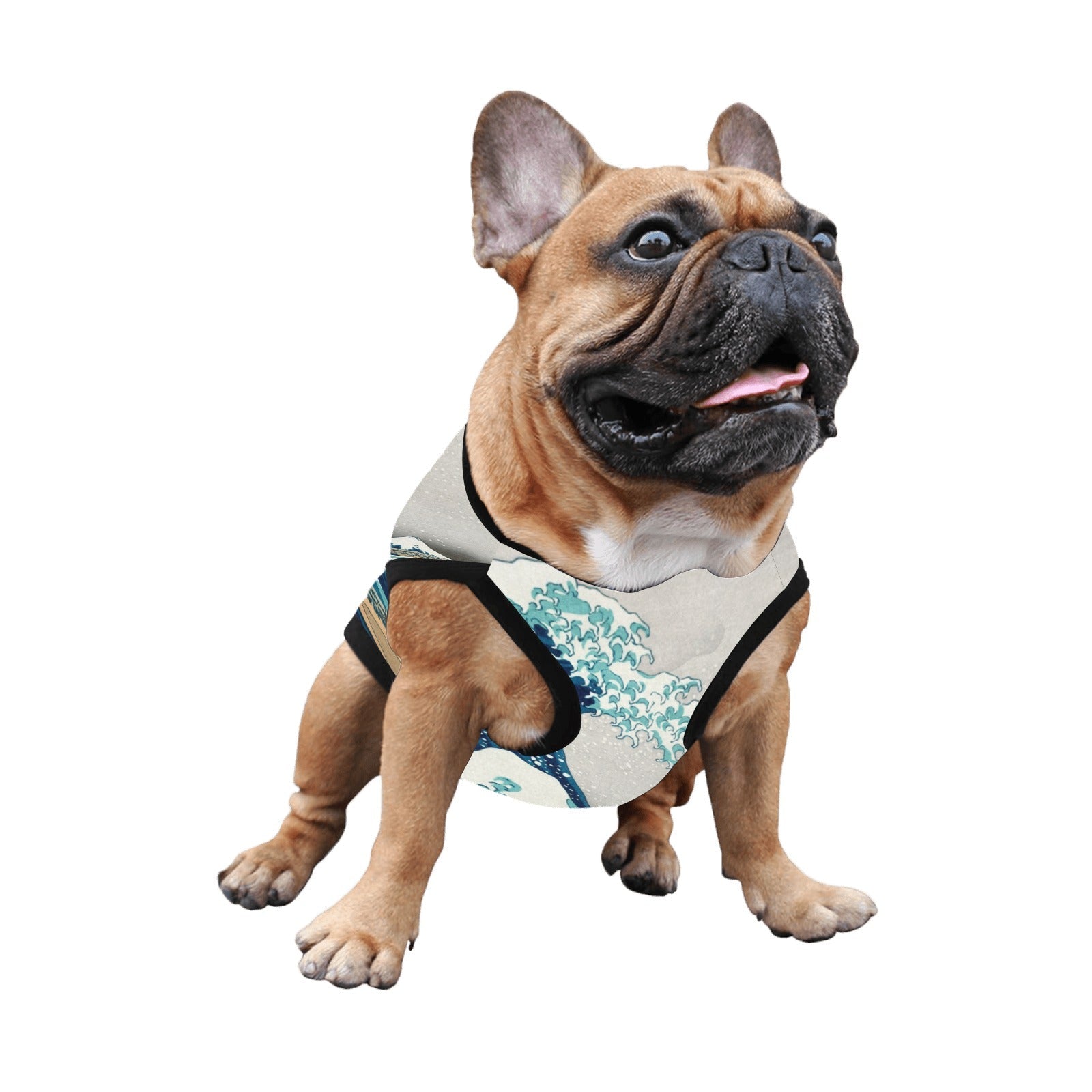 Pet Supply Hokusai Great Wave Off Kanagawa Tank Top Essentia - size and texture image for pet supply