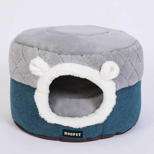 Purrfect Pet Kingdom Cozy Cat House Bed for Cats Purrfect Pet Kingdom