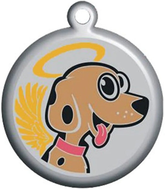 Hot Dog Collars - Lil' Angel Dog Dog ID Tag - With Engraving - cpb_product