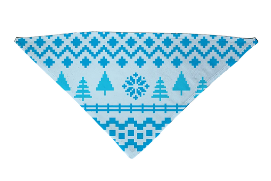 Hot Dog Collars - Nordic Light Blue Dog Bandana - Collars