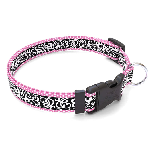 Hot Dog Collars - Personalized Chantilly Pink Dog Collar - cpb_hybrid