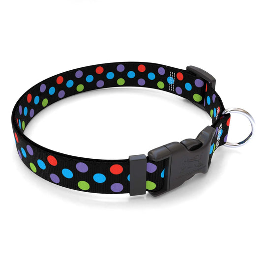 Hot Dog Collars - Personalized Gumballs Polka Dot Dog Collar - cpb_hybrid