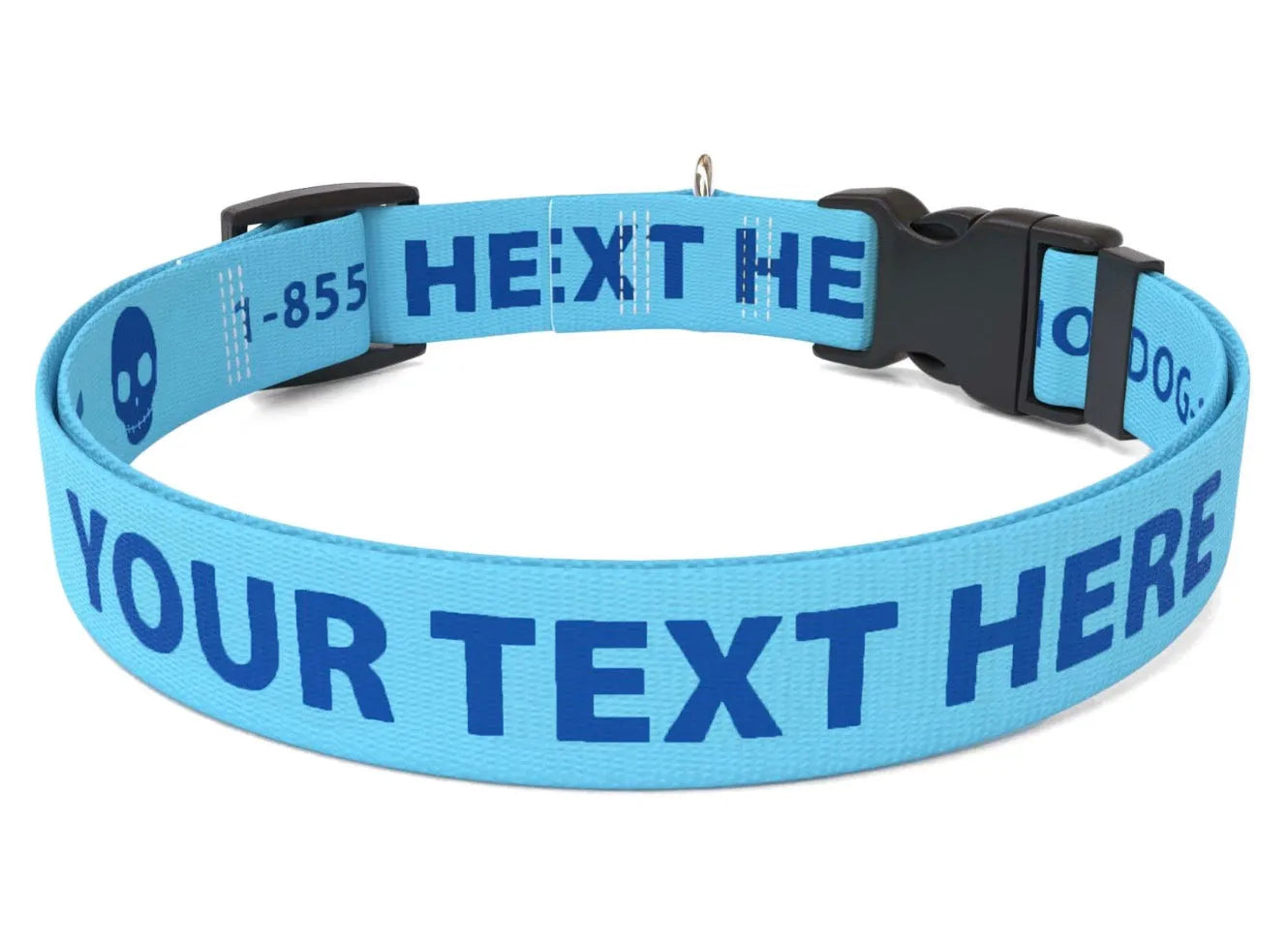 Hot Dog Collars - Personalized Solid Colored Collar - Collars
