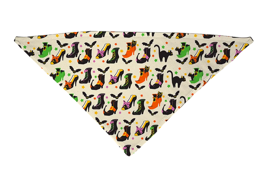 Hot Dog Collars - Witch's Shoes Color Dog Bandana