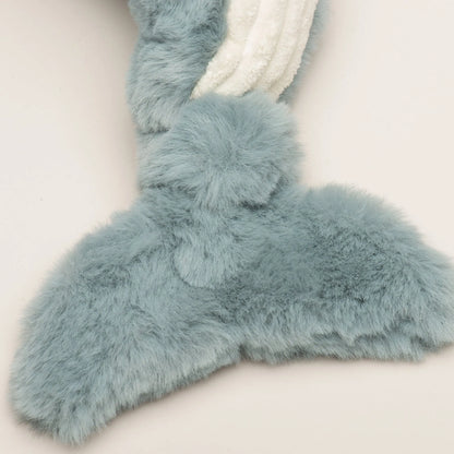 HuggleHounds - HuggleHounds Mobie Whale Durable Plush Squeaky Dog Toy Large - Dog Toys