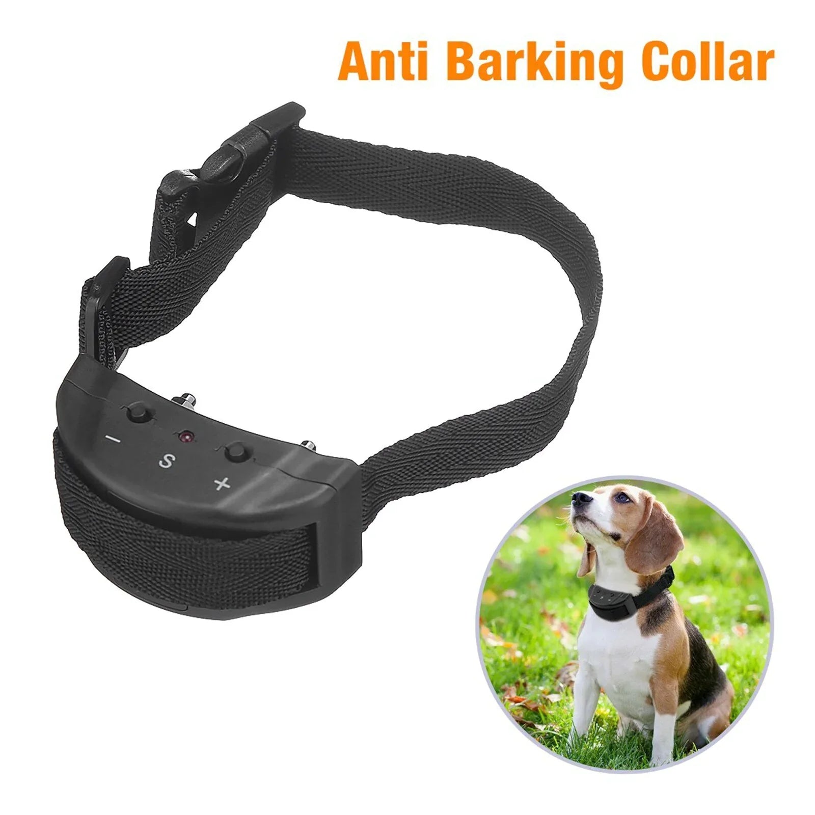Automatic Anti Bark Barking Dog Shock Control Collar Device Large Medium Small - Mimarta