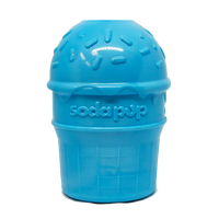 Ice Cream Cone Durable PUP-X Rubber eDispenser Chew Toy and Treat Dispenser