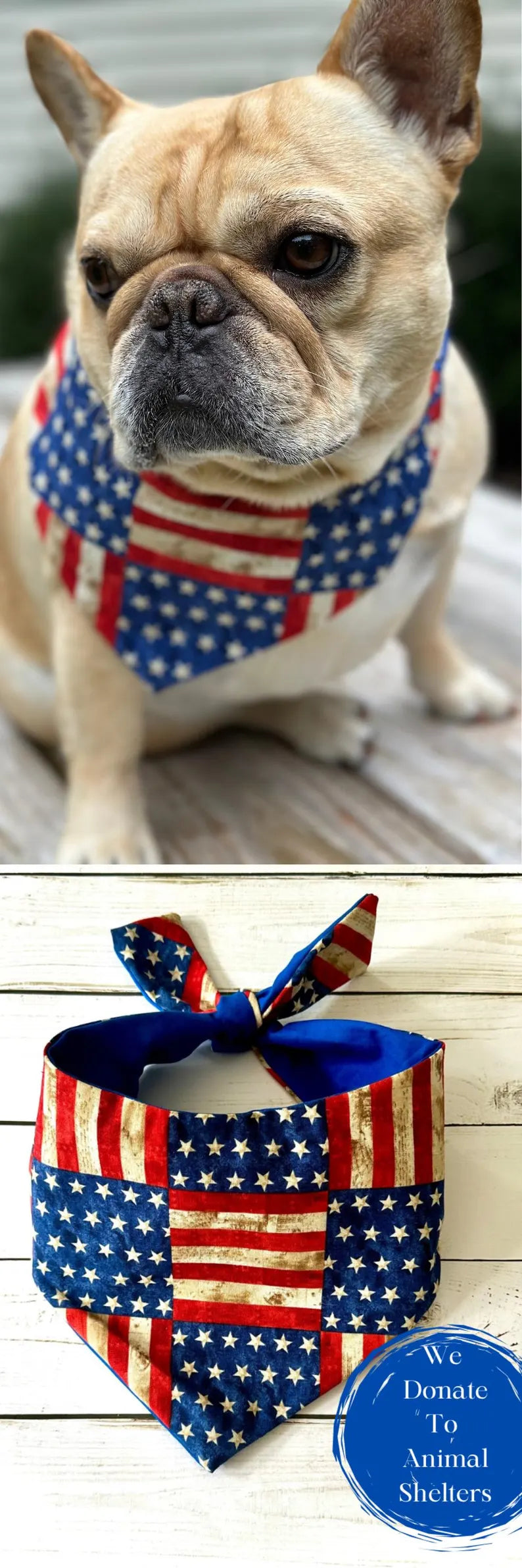 USA Dog Bandana - Purrfect Pet Kingdom