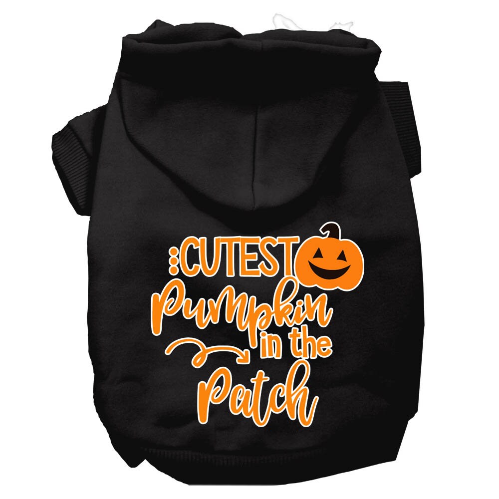 Dog Hoodie Cutest Pumpkin in the Patch Festive Spirit Fun
