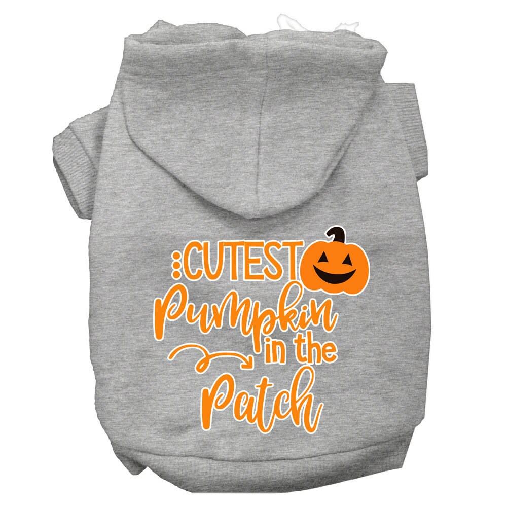 Dog Hoodie Cutest Pumpkin in the Patch Festive Spirit Fun
