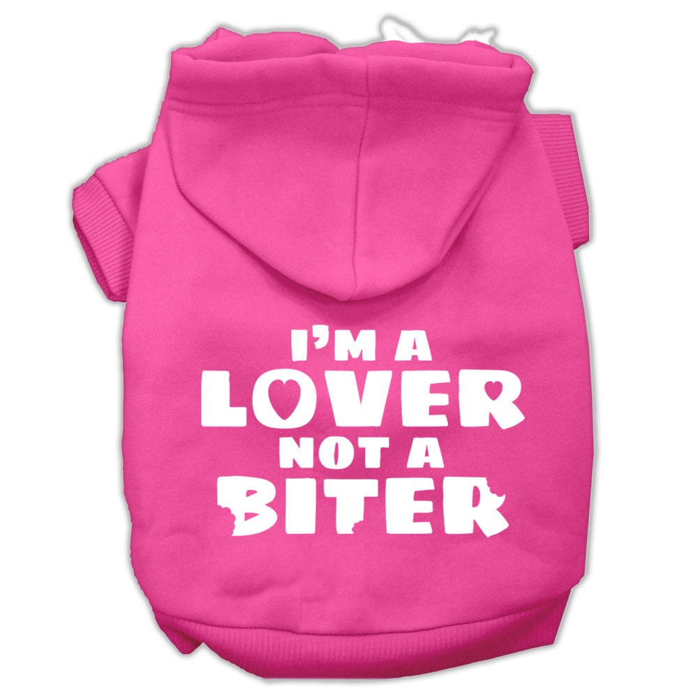 Dog Hoodie Im Lover Not Biter for Royal Comfort Wear for