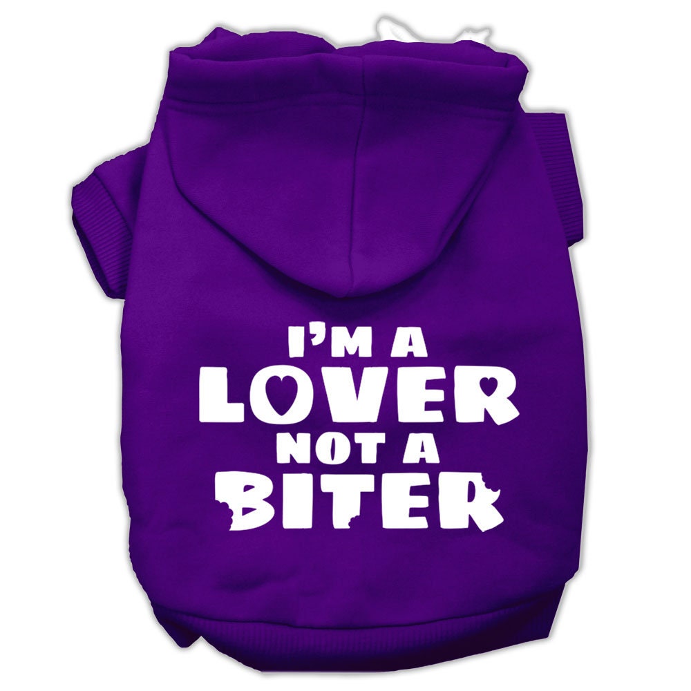 Dog Hoodie Im Lover Not Biter for Royal Comfort Wear for