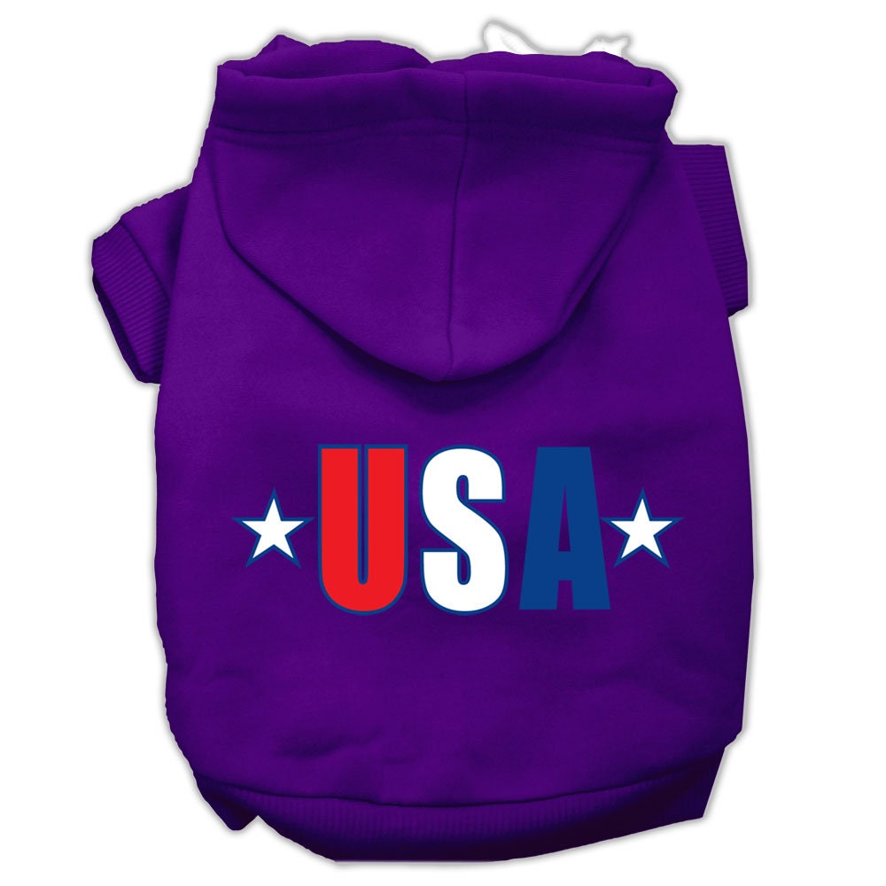 Purrfect Kingdom™ - USA Star Patriotic Royal Pet Hoodie