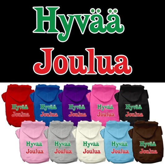 Dog Hoodie Hyvaa Joulua Festive Comfort Pet for Festive